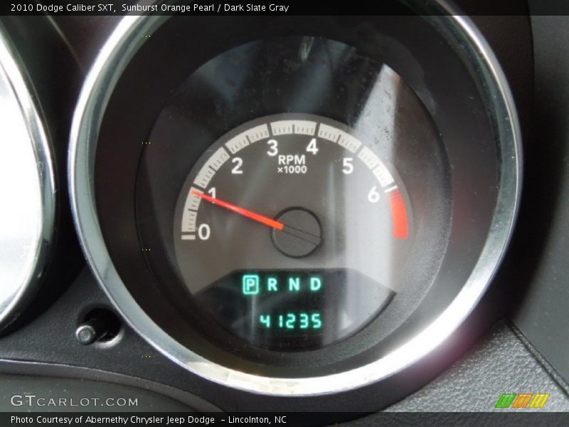 Sunburst Orange Pearl / Dark Slate Gray 2010 Dodge Caliber SXT