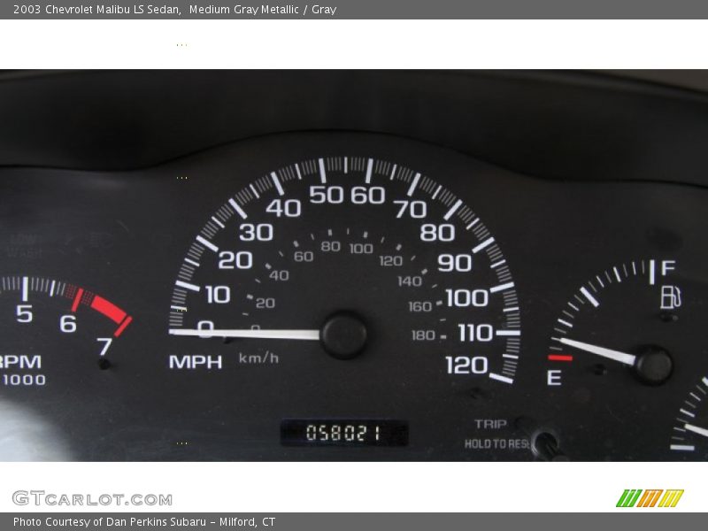 Medium Gray Metallic / Gray 2003 Chevrolet Malibu LS Sedan