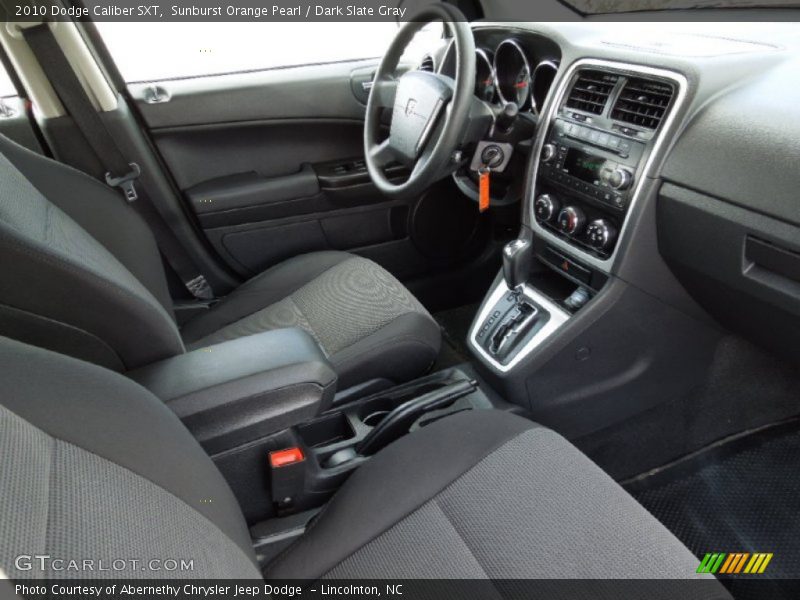 Sunburst Orange Pearl / Dark Slate Gray 2010 Dodge Caliber SXT
