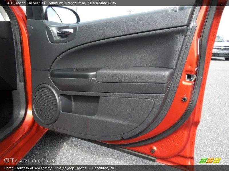 Sunburst Orange Pearl / Dark Slate Gray 2010 Dodge Caliber SXT