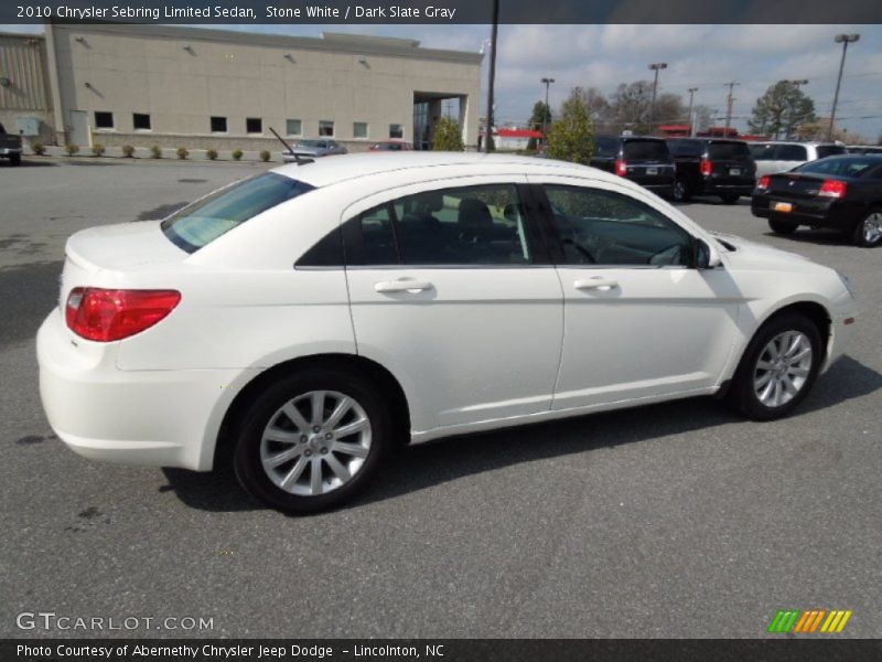 Stone White / Dark Slate Gray 2010 Chrysler Sebring Limited Sedan