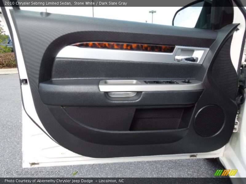 Stone White / Dark Slate Gray 2010 Chrysler Sebring Limited Sedan