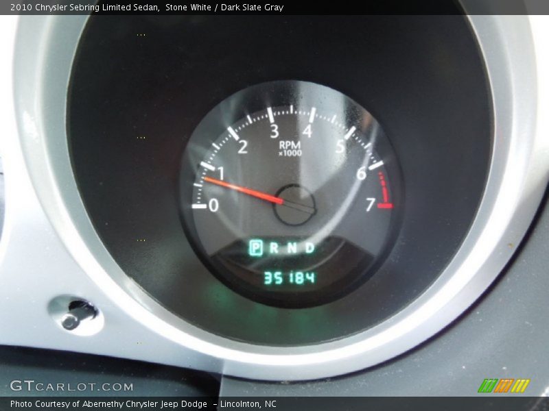 Stone White / Dark Slate Gray 2010 Chrysler Sebring Limited Sedan