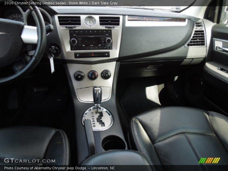 Stone White / Dark Slate Gray 2010 Chrysler Sebring Limited Sedan