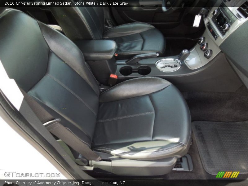 Stone White / Dark Slate Gray 2010 Chrysler Sebring Limited Sedan