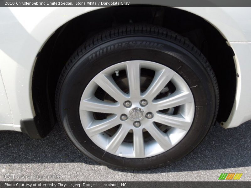 Stone White / Dark Slate Gray 2010 Chrysler Sebring Limited Sedan