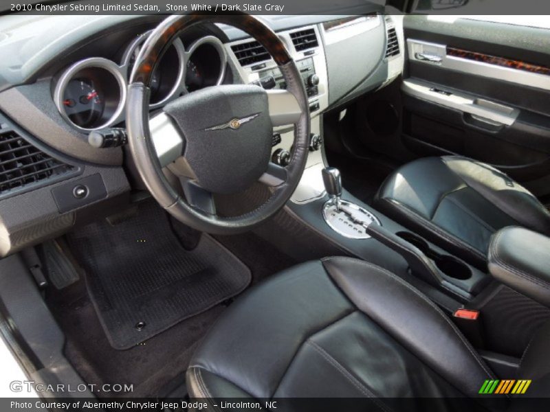 Stone White / Dark Slate Gray 2010 Chrysler Sebring Limited Sedan
