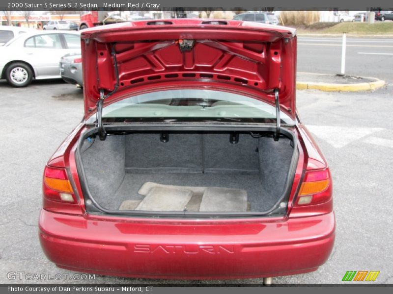 Medium Red / Gray 2000 Saturn S Series SL2 Sedan