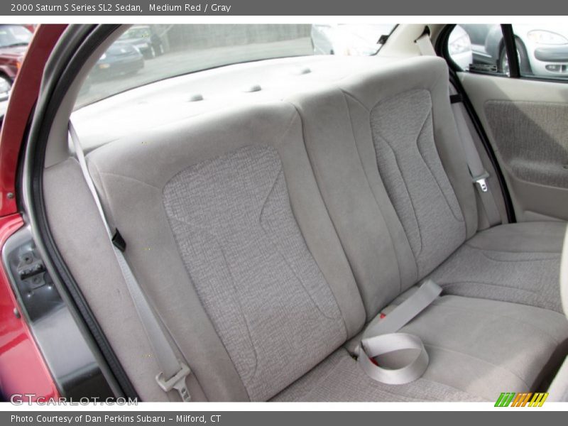 Medium Red / Gray 2000 Saturn S Series SL2 Sedan
