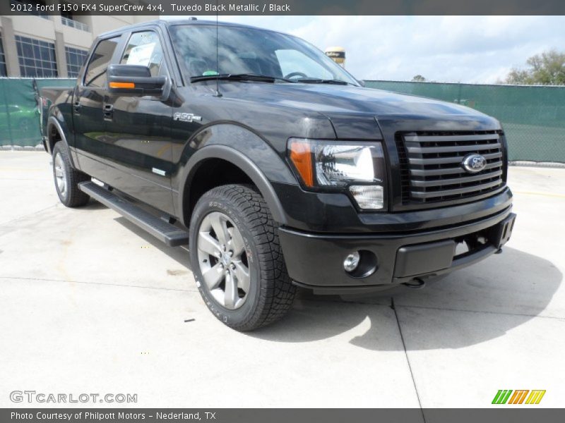 Tuxedo Black Metallic / Black 2012 Ford F150 FX4 SuperCrew 4x4