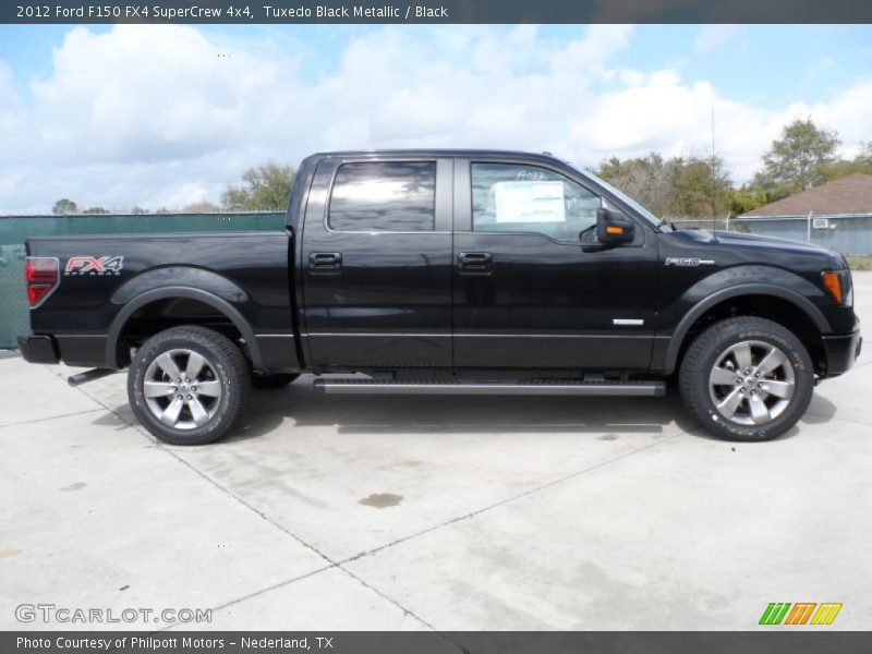 Tuxedo Black Metallic / Black 2012 Ford F150 FX4 SuperCrew 4x4