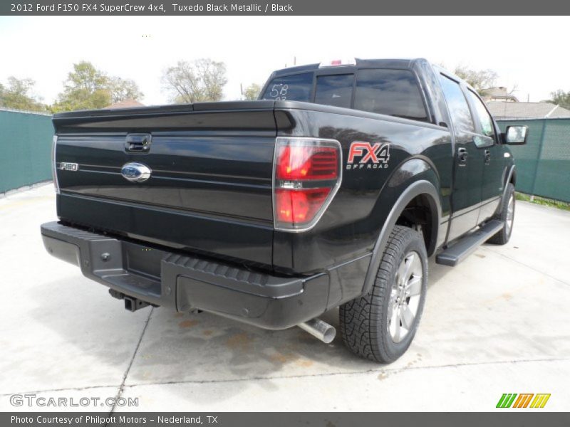 Tuxedo Black Metallic / Black 2012 Ford F150 FX4 SuperCrew 4x4