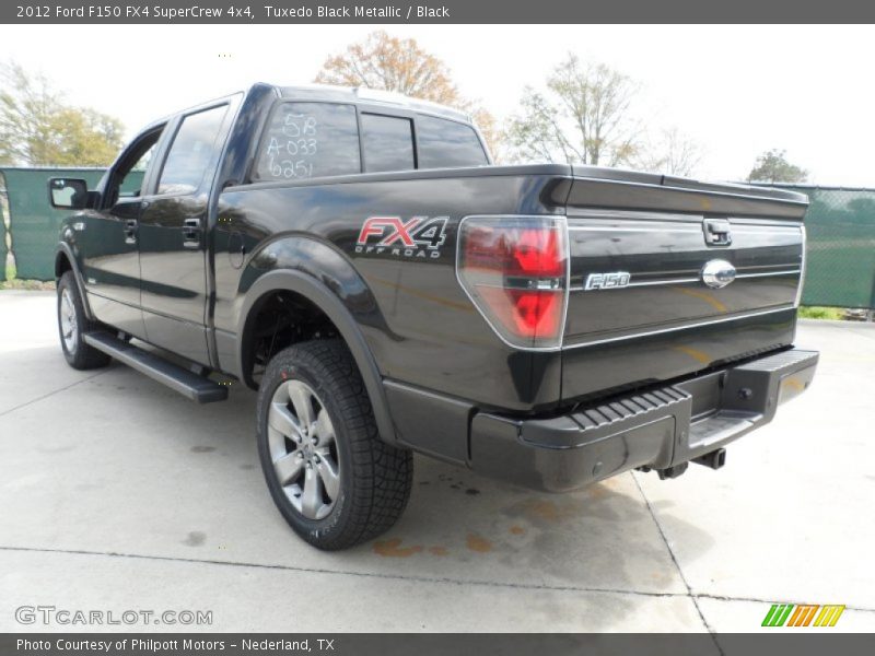 Tuxedo Black Metallic / Black 2012 Ford F150 FX4 SuperCrew 4x4