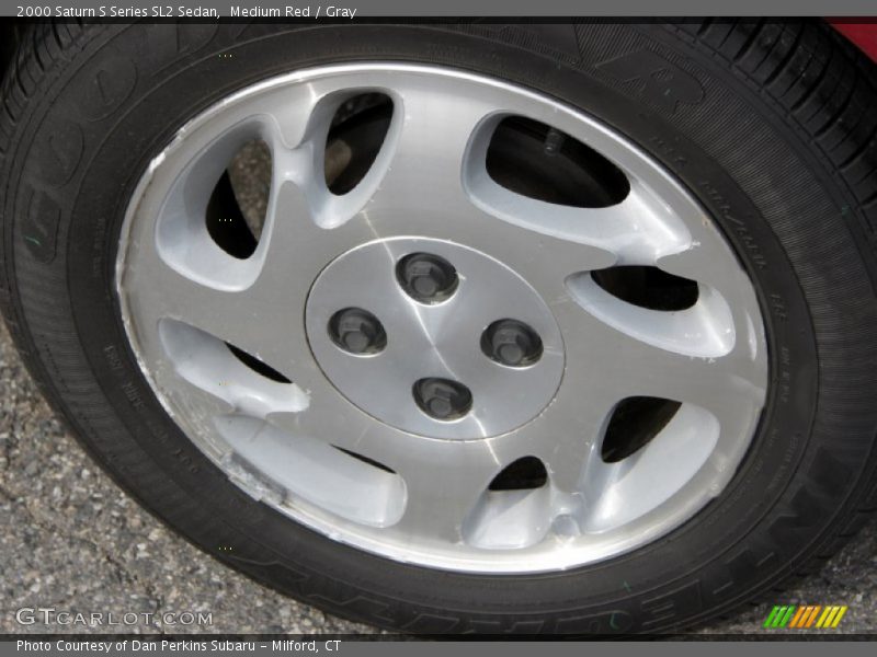 Medium Red / Gray 2000 Saturn S Series SL2 Sedan