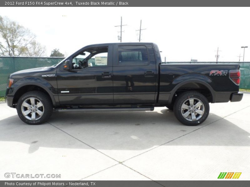 Tuxedo Black Metallic / Black 2012 Ford F150 FX4 SuperCrew 4x4
