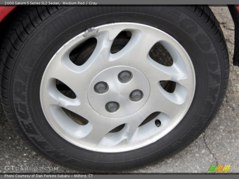 Medium Red / Gray 2000 Saturn S Series SL2 Sedan