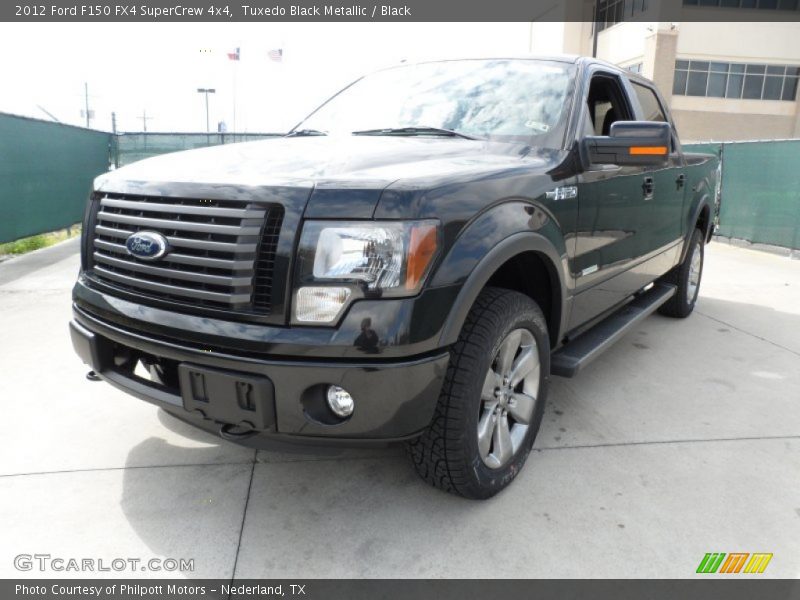 Tuxedo Black Metallic / Black 2012 Ford F150 FX4 SuperCrew 4x4