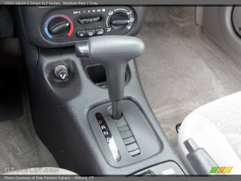 Medium Red / Gray 2000 Saturn S Series SL2 Sedan