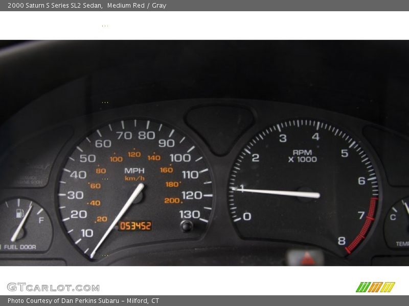 Medium Red / Gray 2000 Saturn S Series SL2 Sedan