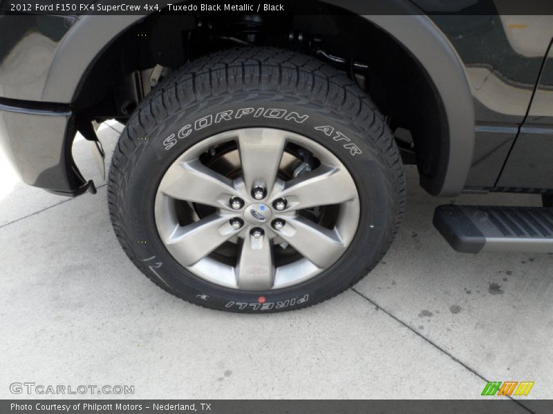 Tuxedo Black Metallic / Black 2012 Ford F150 FX4 SuperCrew 4x4