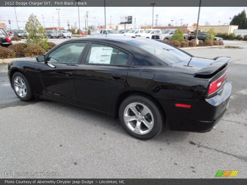 Pitch Black / Black 2012 Dodge Charger SXT