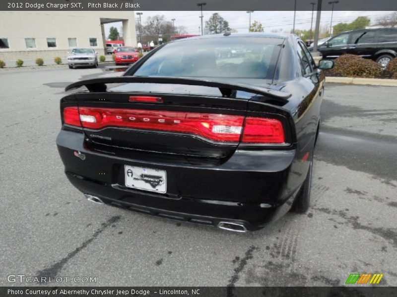 Pitch Black / Black 2012 Dodge Charger SXT