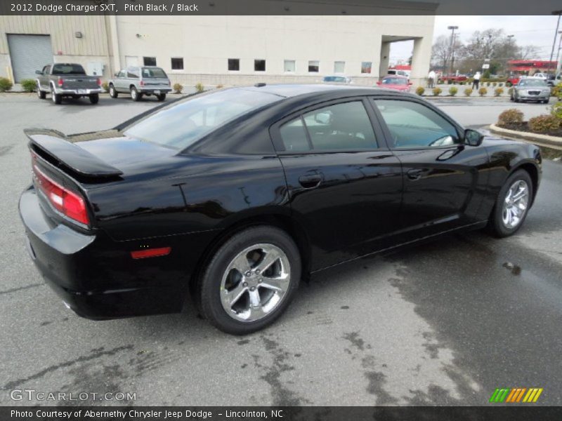 Pitch Black / Black 2012 Dodge Charger SXT
