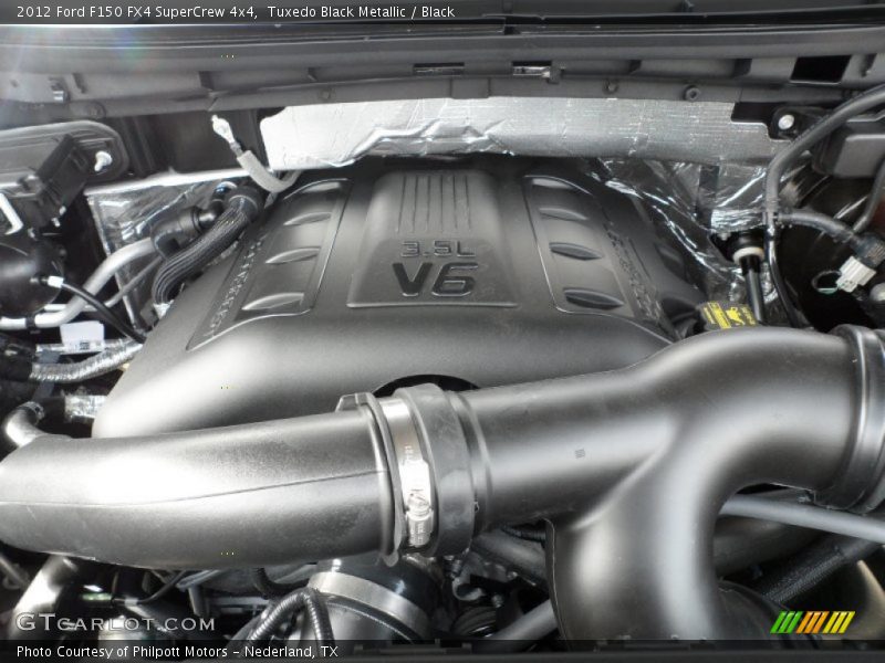 Tuxedo Black Metallic / Black 2012 Ford F150 FX4 SuperCrew 4x4