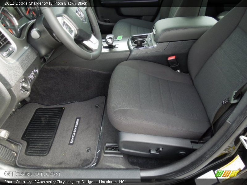 Pitch Black / Black 2012 Dodge Charger SXT