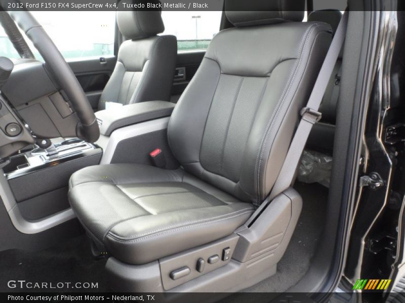 Tuxedo Black Metallic / Black 2012 Ford F150 FX4 SuperCrew 4x4