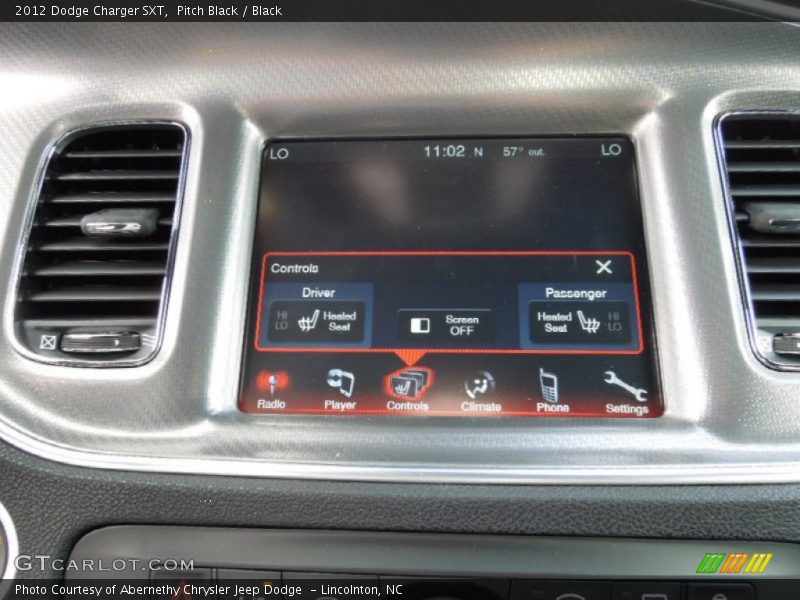 Pitch Black / Black 2012 Dodge Charger SXT