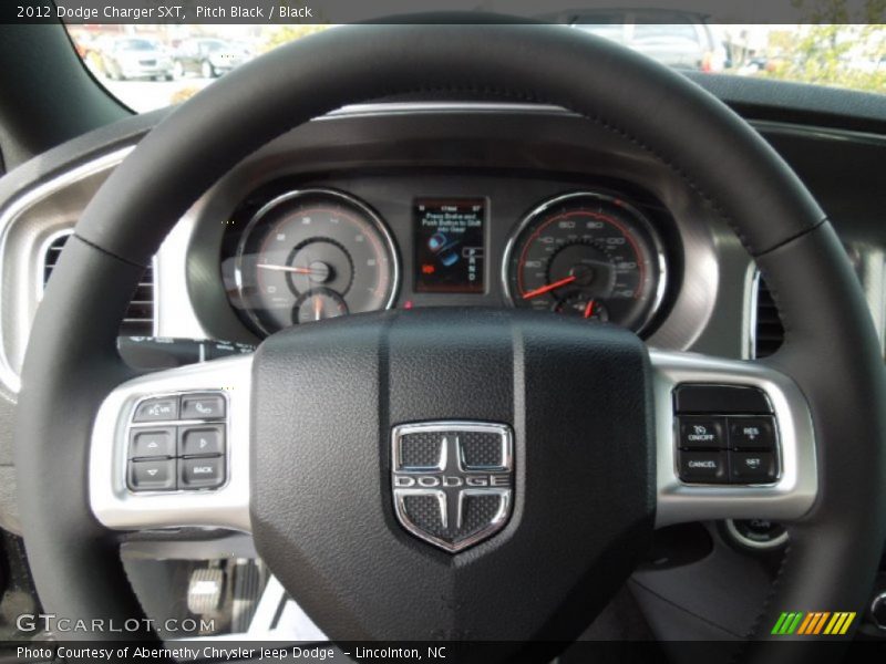 Pitch Black / Black 2012 Dodge Charger SXT