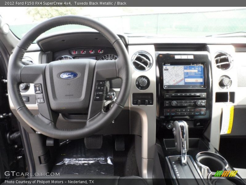 Tuxedo Black Metallic / Black 2012 Ford F150 FX4 SuperCrew 4x4
