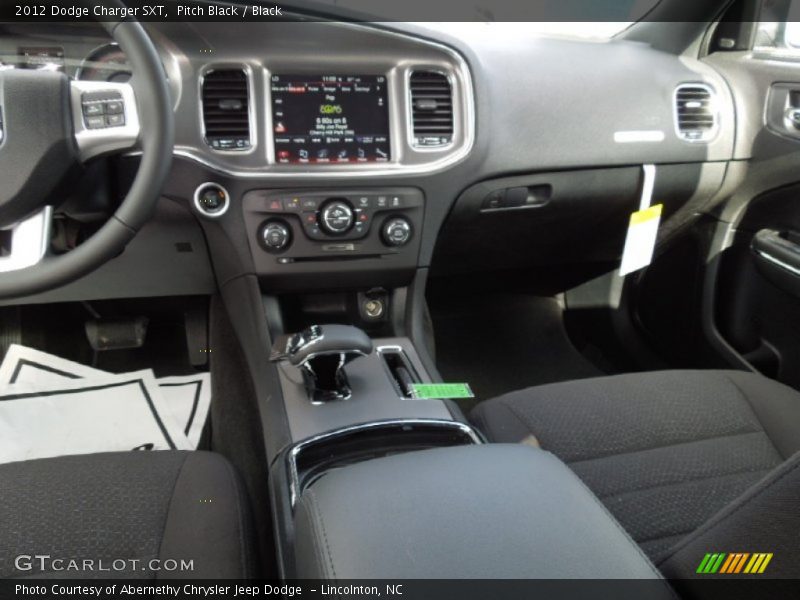 Pitch Black / Black 2012 Dodge Charger SXT