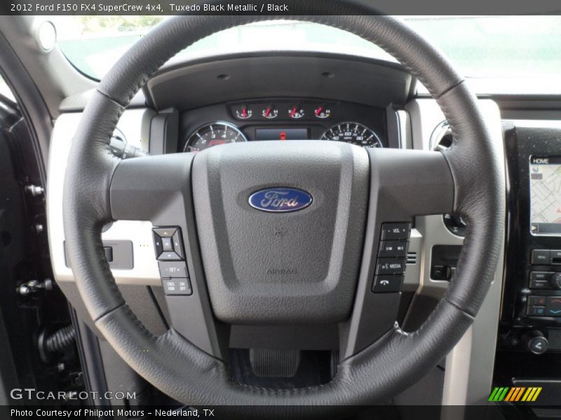 Tuxedo Black Metallic / Black 2012 Ford F150 FX4 SuperCrew 4x4