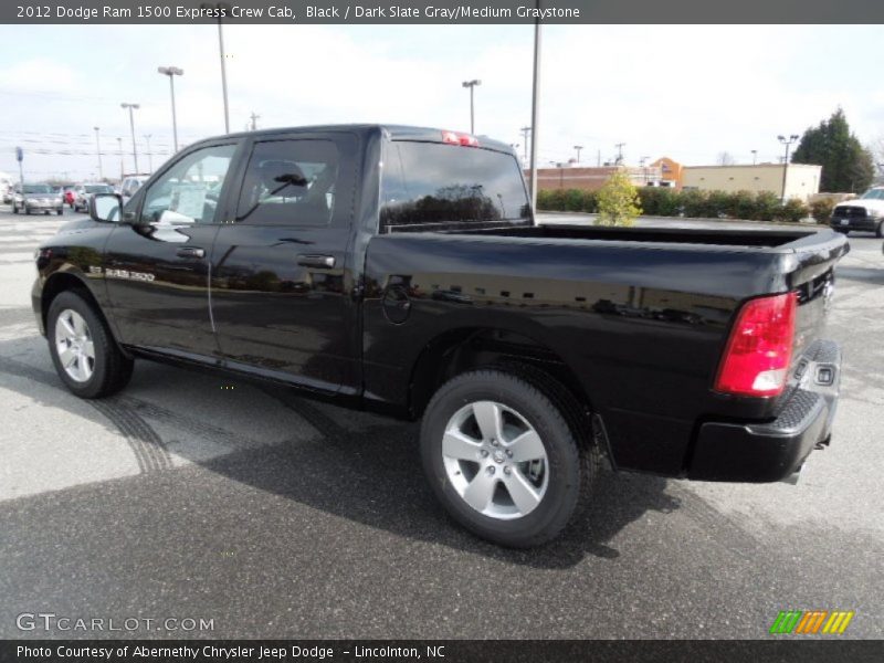 Black / Dark Slate Gray/Medium Graystone 2012 Dodge Ram 1500 Express Crew Cab