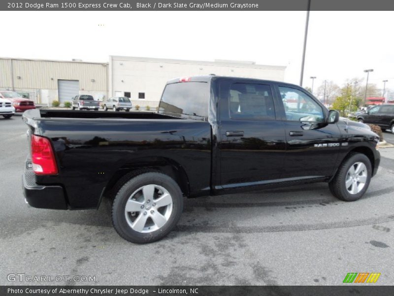 Black / Dark Slate Gray/Medium Graystone 2012 Dodge Ram 1500 Express Crew Cab