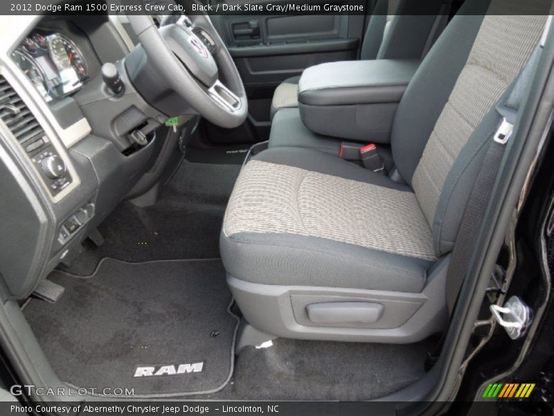 Black / Dark Slate Gray/Medium Graystone 2012 Dodge Ram 1500 Express Crew Cab