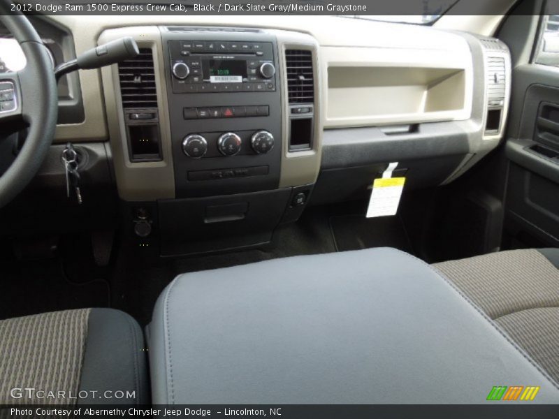 Black / Dark Slate Gray/Medium Graystone 2012 Dodge Ram 1500 Express Crew Cab