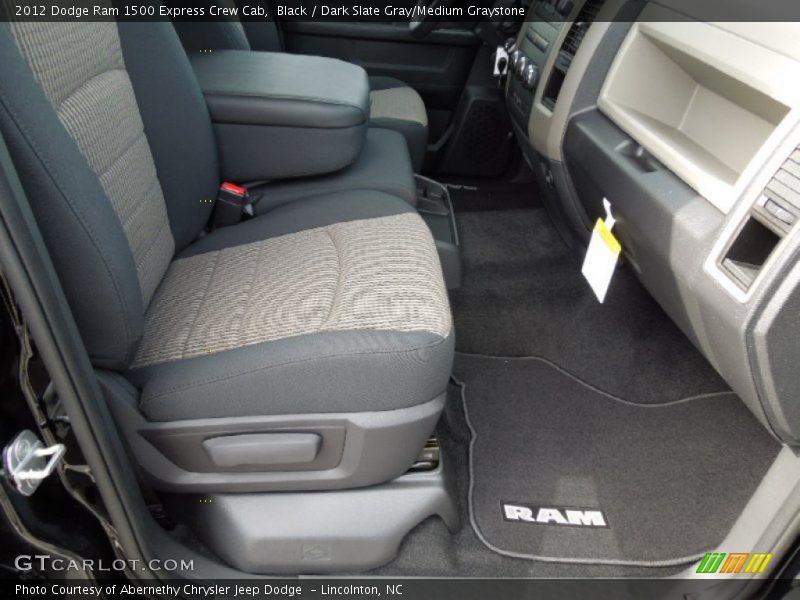 Black / Dark Slate Gray/Medium Graystone 2012 Dodge Ram 1500 Express Crew Cab