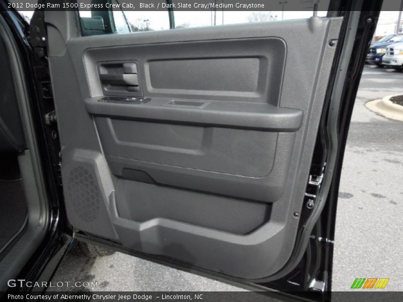 Black / Dark Slate Gray/Medium Graystone 2012 Dodge Ram 1500 Express Crew Cab
