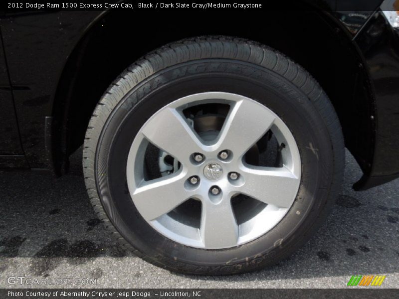 Black / Dark Slate Gray/Medium Graystone 2012 Dodge Ram 1500 Express Crew Cab