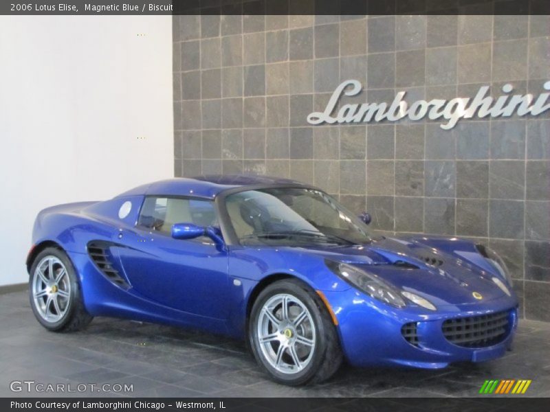 Magnetic Blue / Biscuit 2006 Lotus Elise