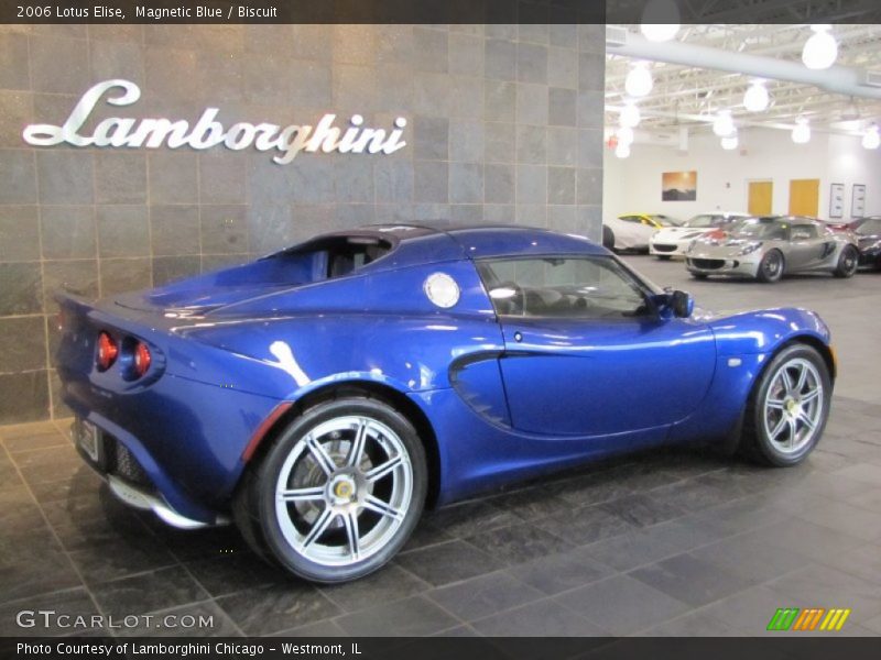 Magnetic Blue / Biscuit 2006 Lotus Elise