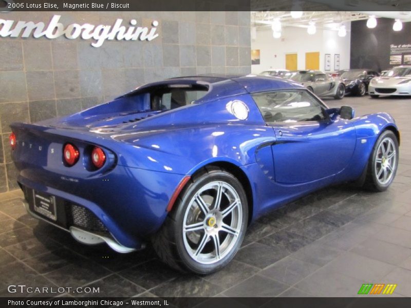 Magnetic Blue / Biscuit 2006 Lotus Elise