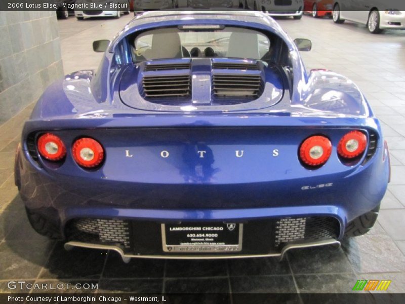Magnetic Blue / Biscuit 2006 Lotus Elise