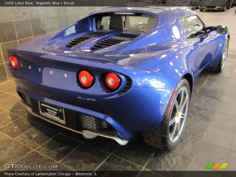 Magnetic Blue / Biscuit 2006 Lotus Elise