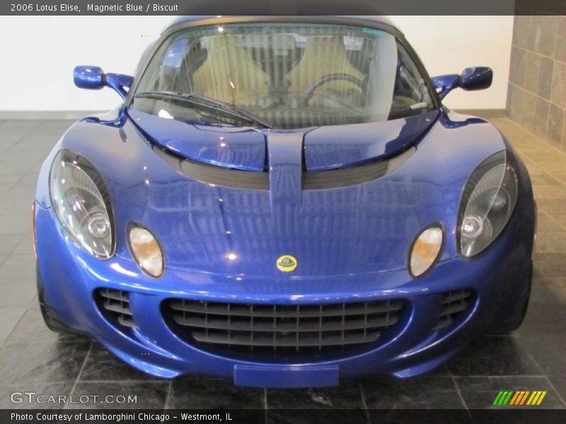 Magnetic Blue / Biscuit 2006 Lotus Elise