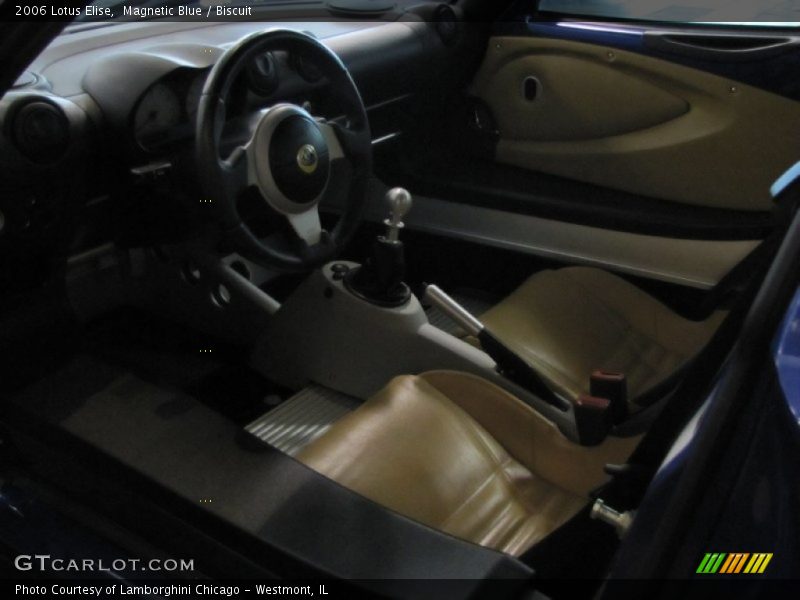 Magnetic Blue / Biscuit 2006 Lotus Elise