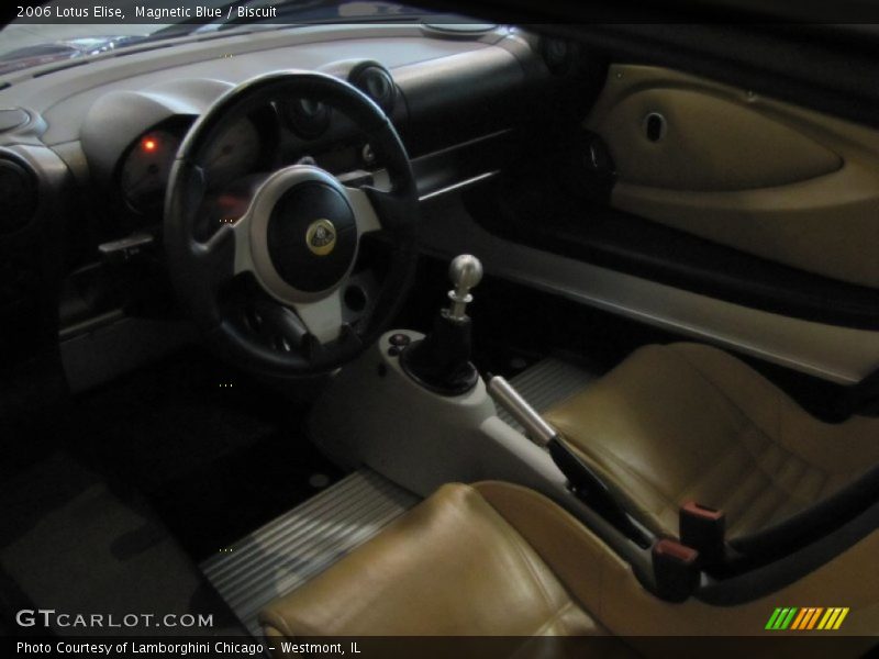 Magnetic Blue / Biscuit 2006 Lotus Elise
